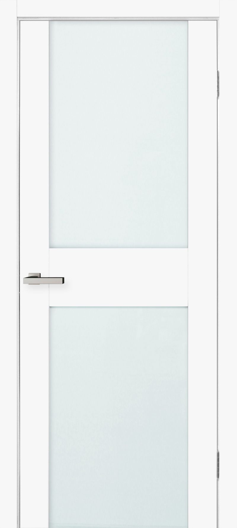 Межкомнатная дверь Двери Omis Cortex Gloss 03 white matt triplex молочный