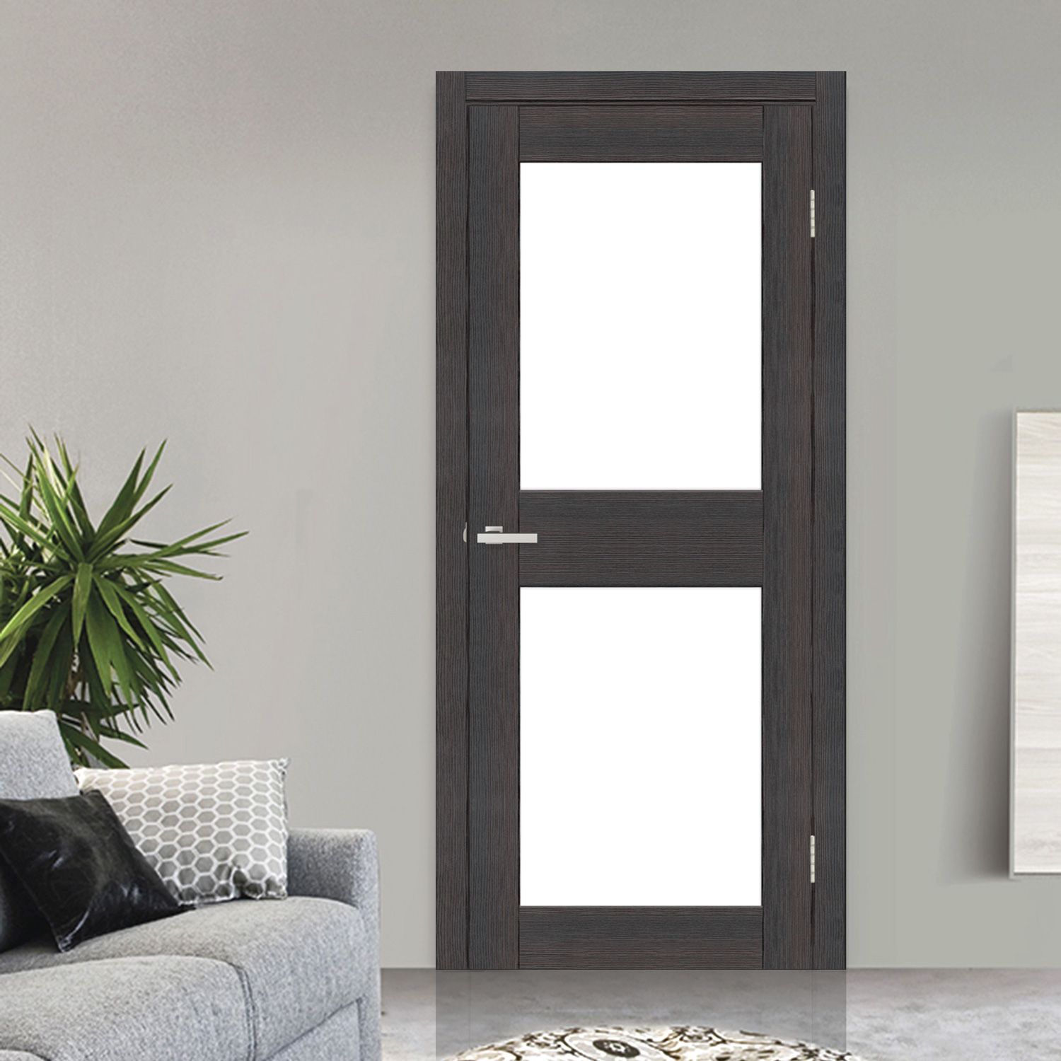Межкомнатная дверь Двери Omis Cortex Gloss 04 дуб wenge triplex молочный