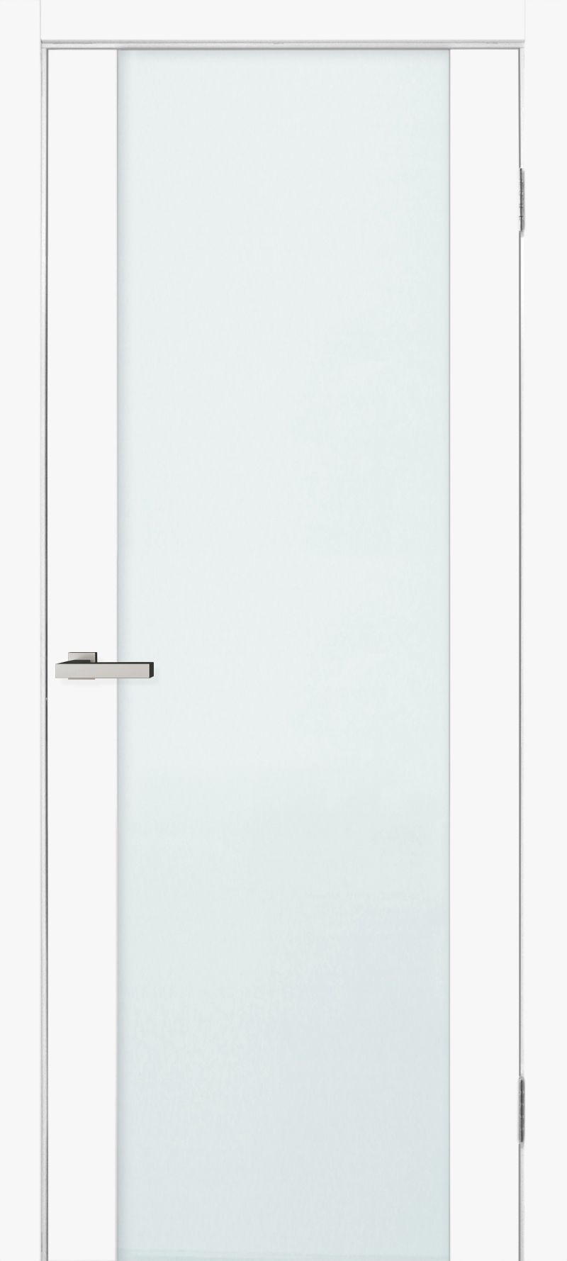 Межкомнатная дверь Двери Omis Cortex Gloss white matt triplex молочный