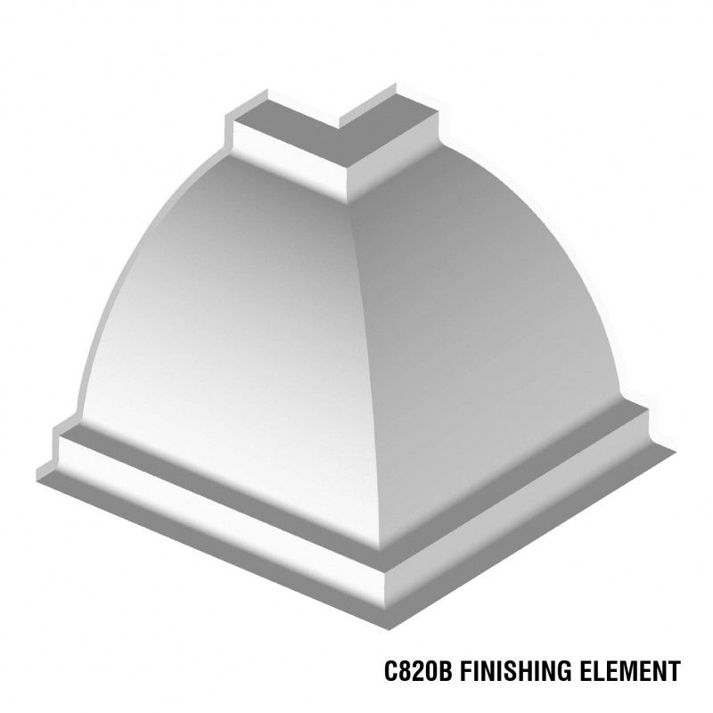 Гладкий карниз C820
