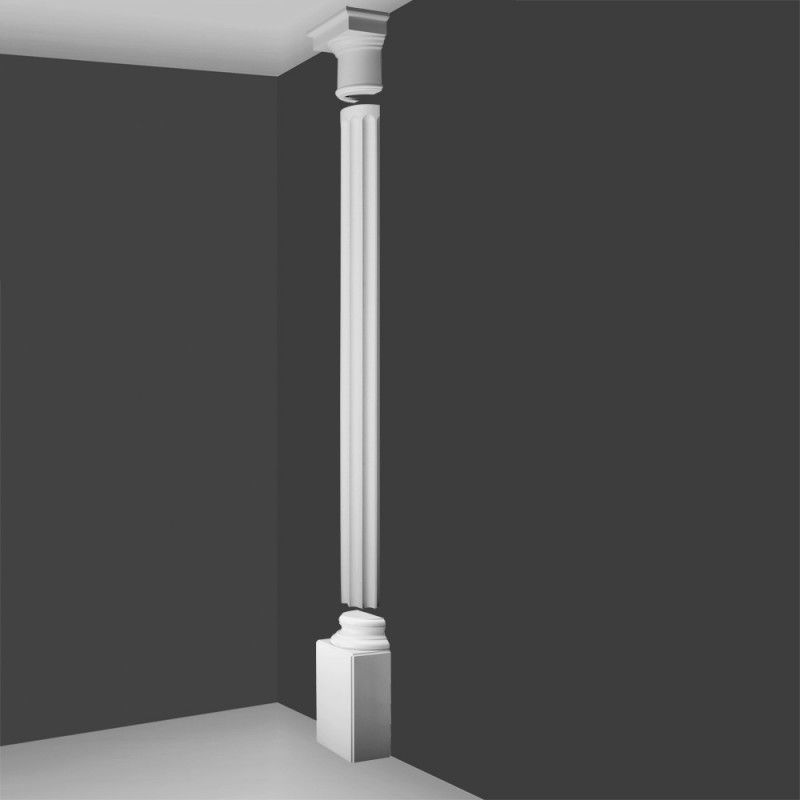 Колонна Set Half Column Doric fluted high