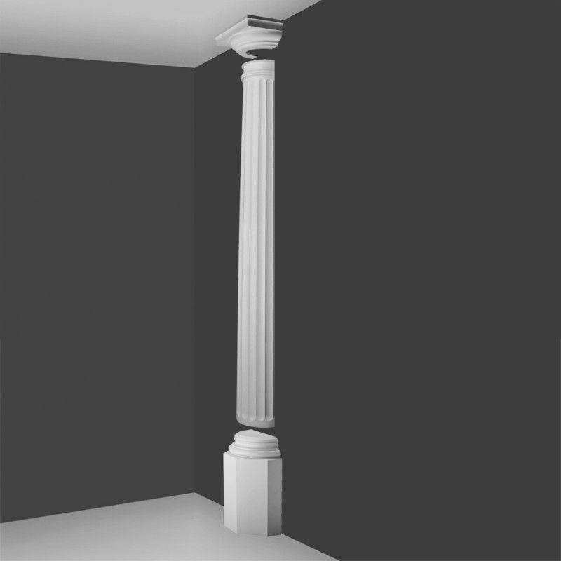 Колонна Set Half Column Tuscan fluted high
