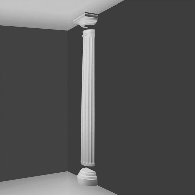 Колонна Set Half Column Tuscan fluted low