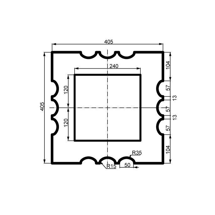 Фасадная колонна Колонна Prestige Decor LC112-21