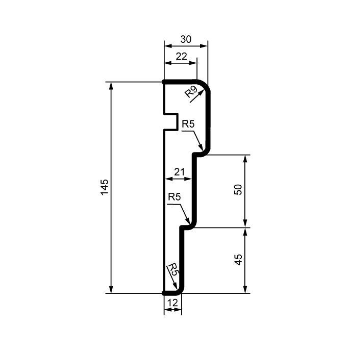 Молдинг для фасада Prestige Decor MC122
