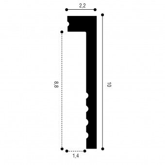 Плинтус из полиуретана SX171
