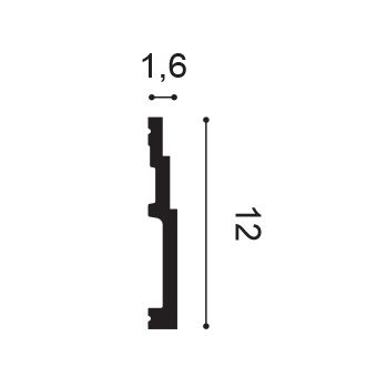 Плинтус из полиуретана SX180