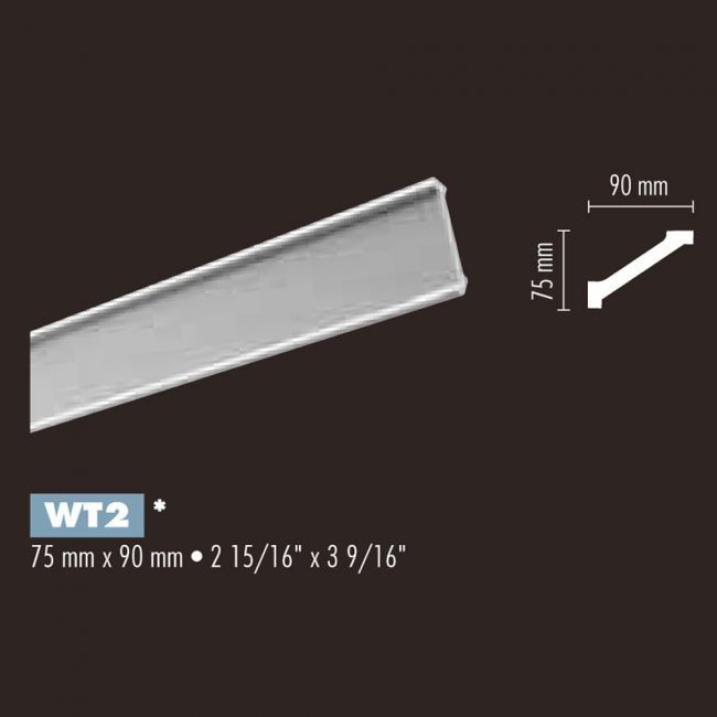 Гладкий карниз NMC WT 2