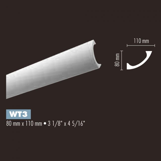 Гладкий карниз NMC WT 3