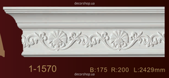 Карниз с орнаментом Classic Home 1-1570