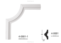 Угловой элемент для молдингов Perimeter FPM-0685C
