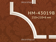 Угловой элемент для молдингов Classic Home HM-43019B