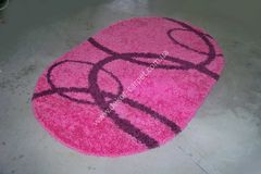 Gold Shaggy 8018 pink
