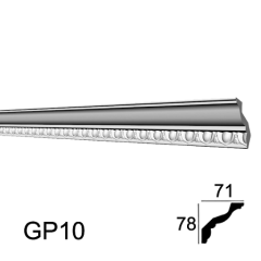 Карниз с орнаментом Glanzepol GP10