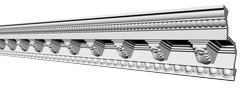 Карниз с орнаментом Glanzepol GP47