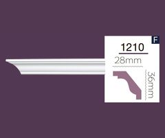 Гладкий карниз Home Decor 1210 (2.44м) Flex