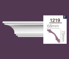 Гладкий карниз Home Decor 1219 (2.44м) Flex
