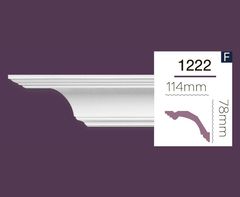 Гладкий карниз Home Decor 1222 (2.44м) Flex