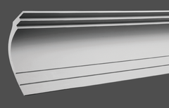 Smooth cornice Europlast 1.50.147 (flexible)
