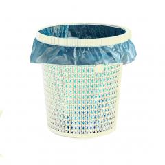 Garbage basket Sakarya Plastik 12 l, with compartment for bags 8461 (bags included), plastic, Beige