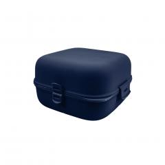 Lunch box with lid 81140 Omak Plastik 14.5x15x9.5 cm, blue, plastic