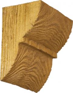 Консоль балки Decowood Модерн ED 017 classic светлая 6х9