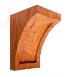 Консоль балки Decowood Модерн ED 026 classic светлая 12х12