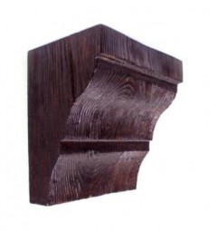 Консоль балки Decowood Модерн ED 035 classic тёмная 19х13