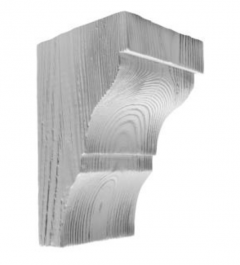 Консоль балки Decowood Модерн ED 036 classic белая 12х12