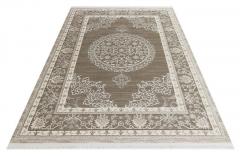 Ковер Стриженный ковер Odesa 01590d poly ivory brown