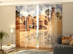 Panel curtain Old fairytale city