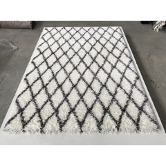 Ковер Ворсистый ковер Quattro 3507A bone grey