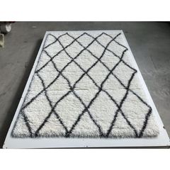 Ковер Ворсистый ковер Quattro 3508A bone grey
