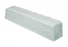 Декоративная балка Decowood Рустик EQ 006 (2м) classic белая 12х12
