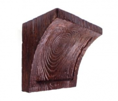 Консоль балки Decowood Рустик EQ 025 classic тёмная 19х13