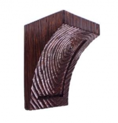 Консоль балки Decowood Рустик EQ 026 classic тёмная 12х12