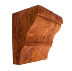 Консоль балки Decowood Рустик EQ 035 classic светлая 19х13