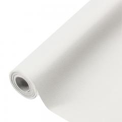 Self-adhesive eco-leather in a roll Sticker wall 1.37*3m*0.5mm WHITE (D) SW-00001415