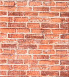 Самоклеющиеся 3D панель Sticker wall под кирпич 44 Рыжий