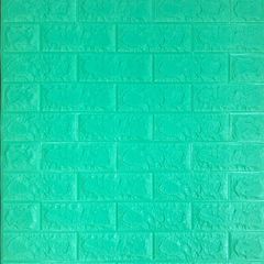 Самоклеющиеся 3D панель Sticker wall под кирпич Зеленая трава Id 12