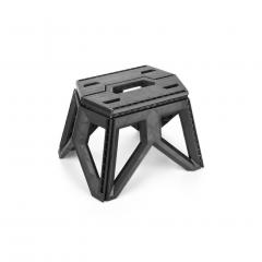 Folding stool Ozgen Plastik, load capacity 150 kg, small, gray