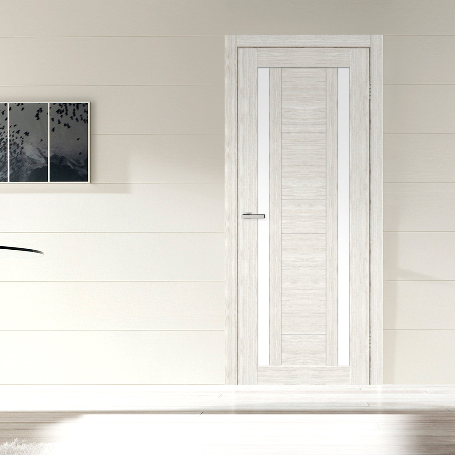 Межкомнатная дверь Межкомнатные двери Омис Cortex Deco 02 дуб bianco