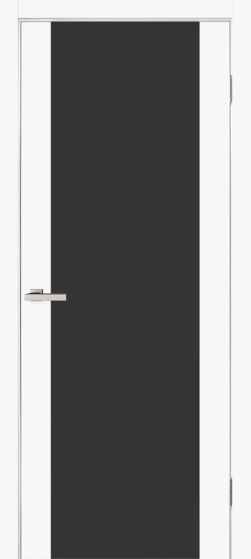 Межкомнатная дверь Межкомнатные двери Омис Cortex Gloss белый silk matt triplex черный