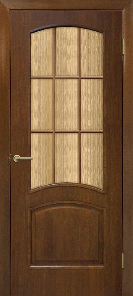 Межкомнатная дверь Межкомнатные двери Омис Капри СС кора бронза орех