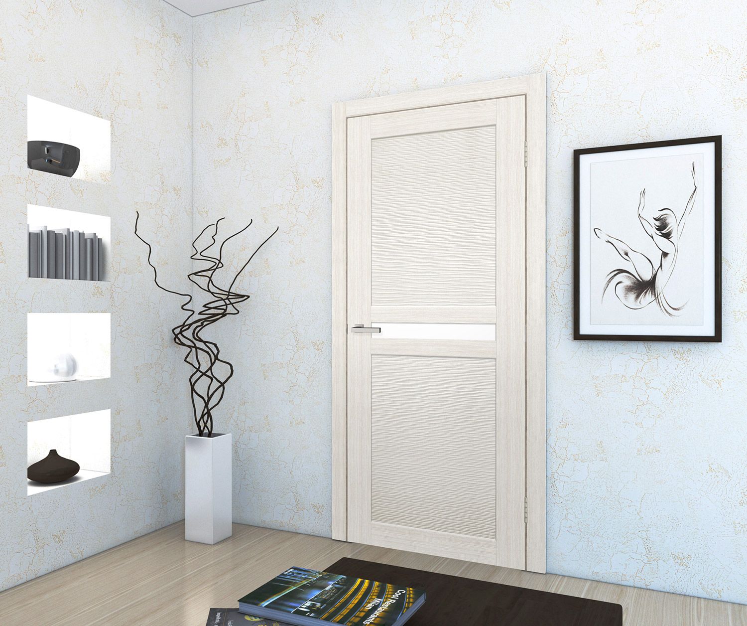 Міжкімнатні двері Оміс NOVA 3D №3 premium white