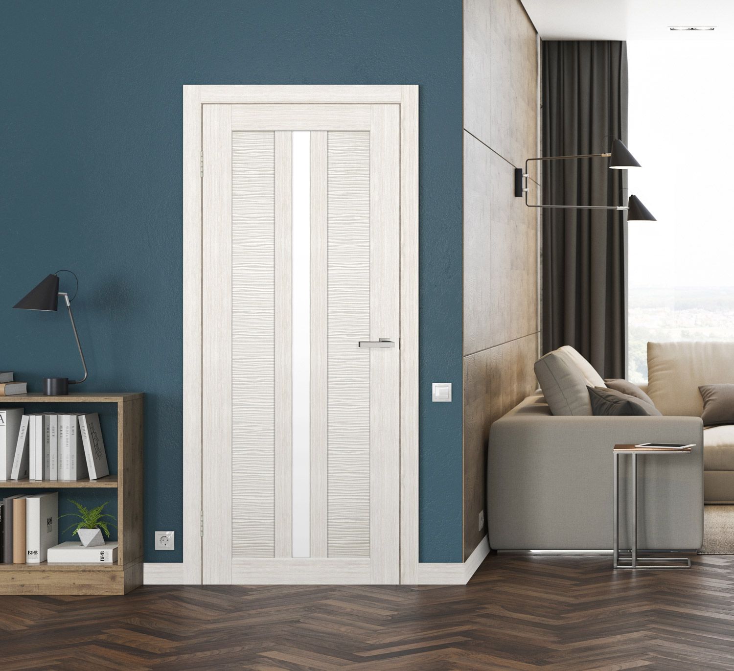 Межкомнатная дверь Межкомнатные двери Омис NOVA 3D №4 premium white
