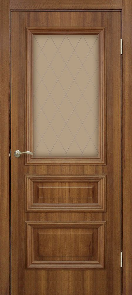 Межкомнатная дверь Межкомнатные двери Омис Сан Марко 1.2 СС+КР стекло бронза ольха европейская