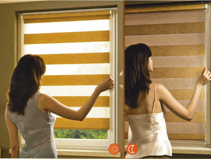 Roller blinds Day-Night